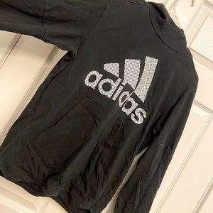 Black & White Adidas Hoodie